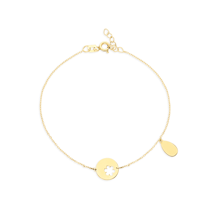 Daisy Dew Bracelet, Yellow Gold